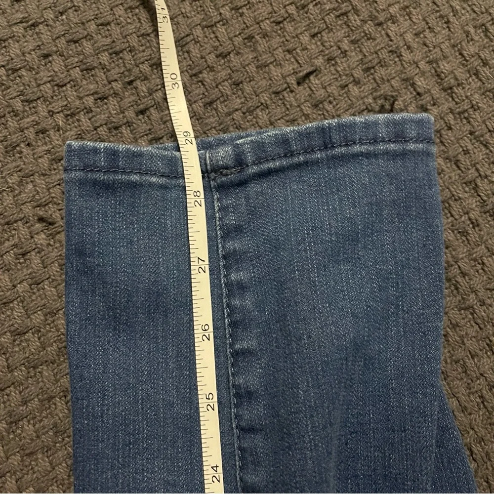 Martha Stewart Skinny Jeans with Peacock Embroidery Size 12 - Picture 6 of 12